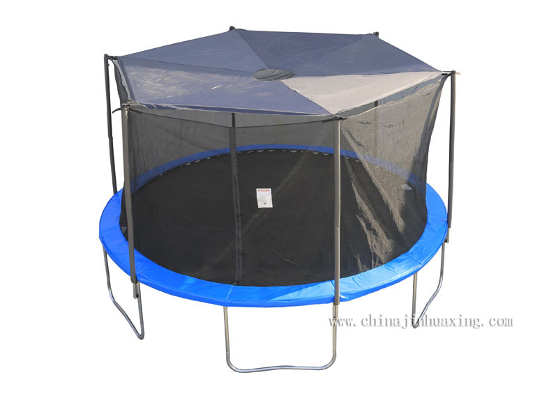 14ft Trampoline with shade cover